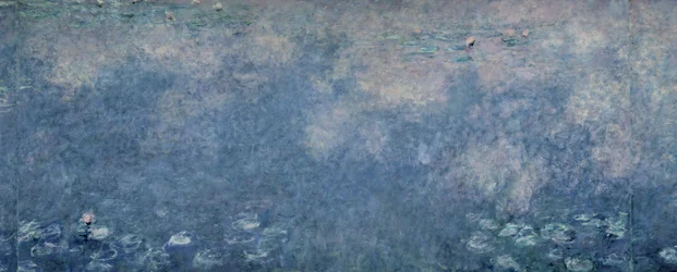 Nénuphars : Deux saules pleureurs, section centrale droite, 1914-18